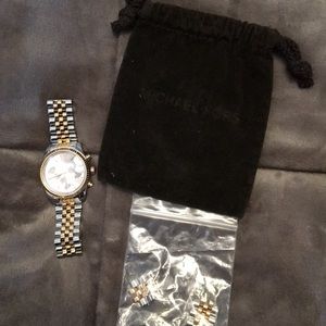 Michael Kors two tone watch